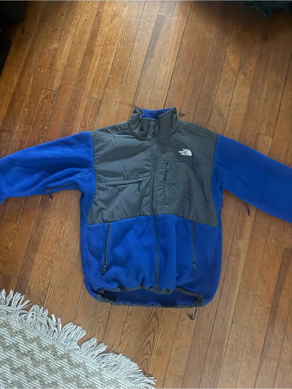 The North Face Blue and Black Lightweight Fleece Jacket